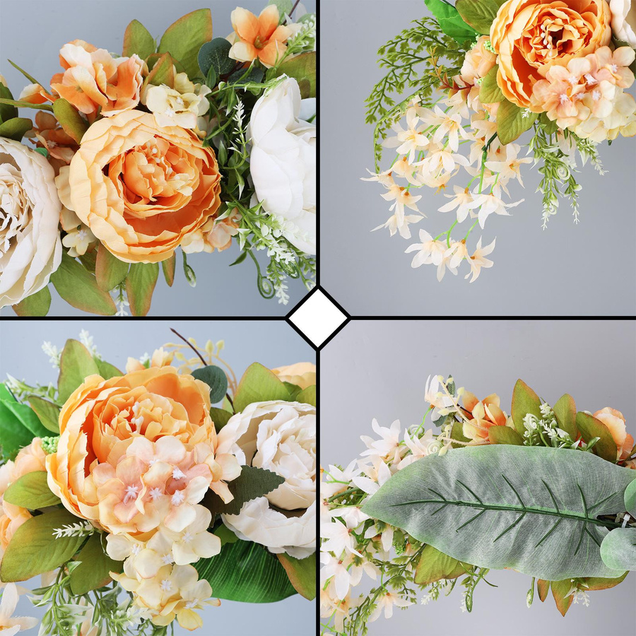 KONNWEI Künstlicher Blumenschmuck in Rosa für Hochzeiten, Partys und Valentinstagsdekorationen - Bild 1