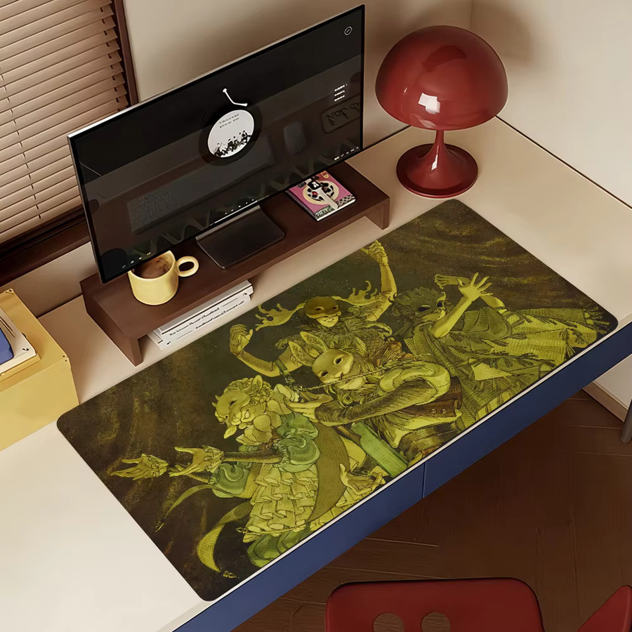 Singer Yaelokre Origins Mauspad in Multicolour, rutschfeste Gamer-Computermatte für Schreibtisch und Laptop - Bild 4