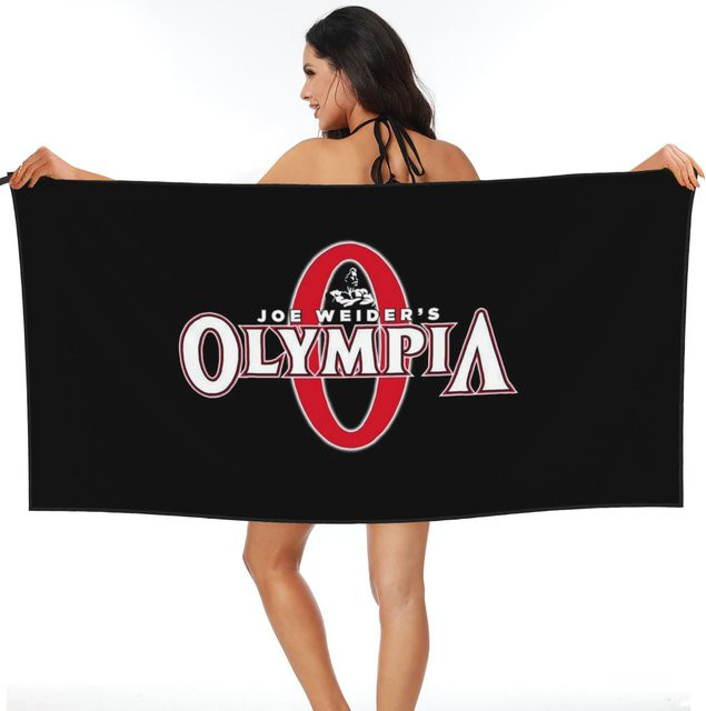 Future Mr OLYMPIA Motivations Strandtuch aus weicher Mikrofaser, schnelltrocknend und saugfähig, B: 30 cm, H: 60 cm - Bild 1