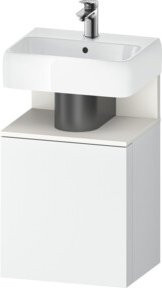 Duravit Waschtischunterschrank Qatego Wandhängend, Farbe Weiß Matt, B/T/H: 44 x 35 x 64,5 cm - Bild 1