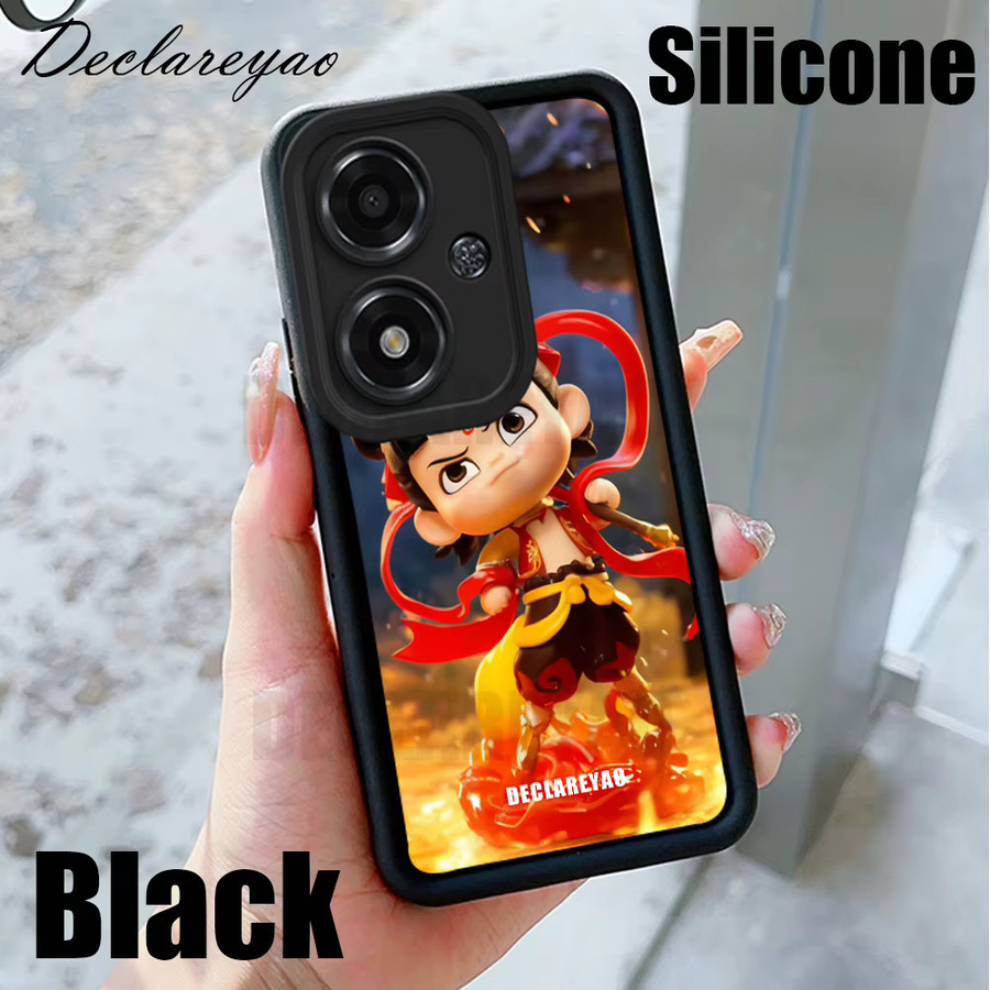 Personalisierbare Foto DIY Handyhülle mit Spiegeleffekt für OPPO A98 A95 A94 A93 A92S A77S A77 A60 A57S A57 A57E A3, Matte Coque in Schwarz und Multicolour - Bild 2