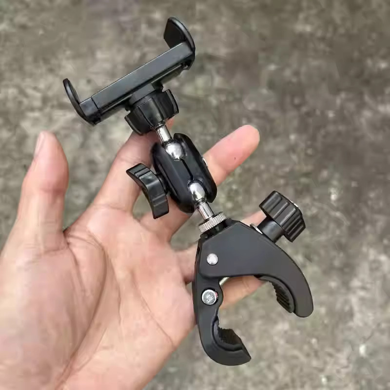 DJI Magnetische Metall-Krabbenklemme in Schwarz für Panorama-Sportkameras mit 360°-Drehung und 1/4 Zoll Gewinde - Bild 1