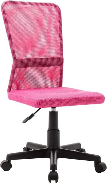 vidaXL Bürostuhl in Rosa aus Netzgewebe und Metall, B/T/H: 44 x 52 x 100 cm - Bild 1