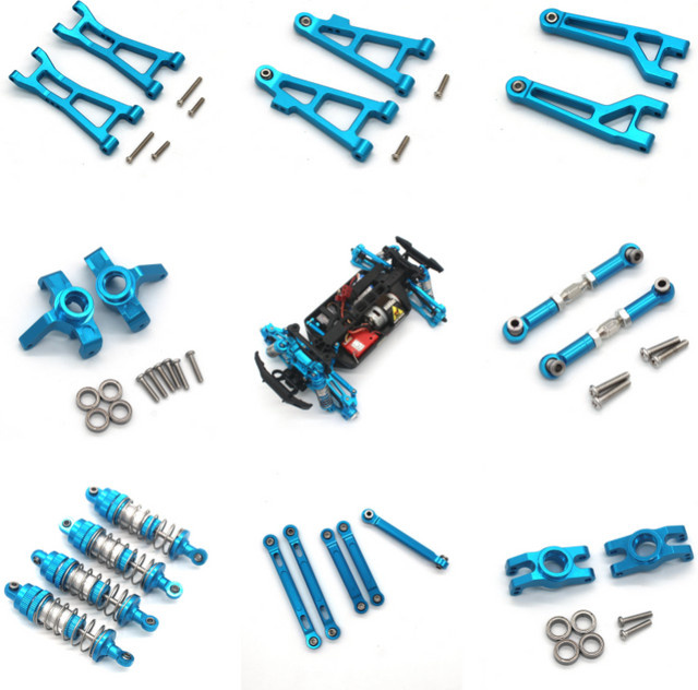 HBX RC Auto Upgrade Teile Ersatz Zubehör, 1:16, Metall - Bild 1