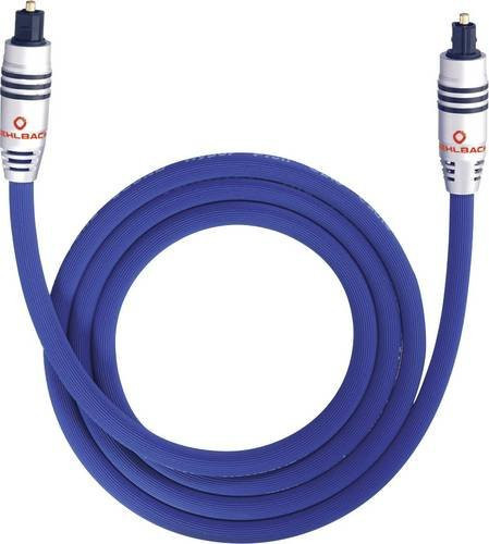 Oehlbach Toslink Audio Anschlusskabel XXL Series 80 Optisch Blau, Länge: 2,00 m - Bild 1