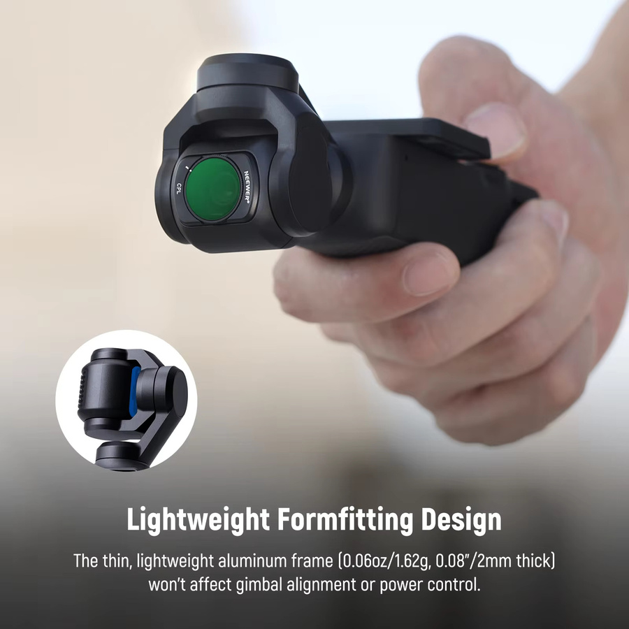 DJI Filterset für Osmo Pocket 3 und Pocket 4 mit UV, CPL, ND, ND/PL, Black Mist, LPR und Star Filtern in Schwarz - Bild 3