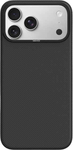Yaxo Aramidfaser Ultra Slim Hülle mit MagSafe für iPhone 17 Pro in Schwarz - Bild 1
