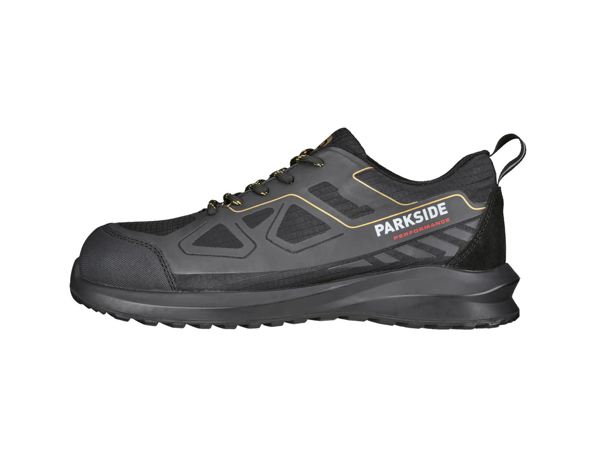 Parkside Performance Herren S3-Sicherheitsschuhe Limited Edition aus Leder in Schwarz-Grau Größe 43 - Bild 2