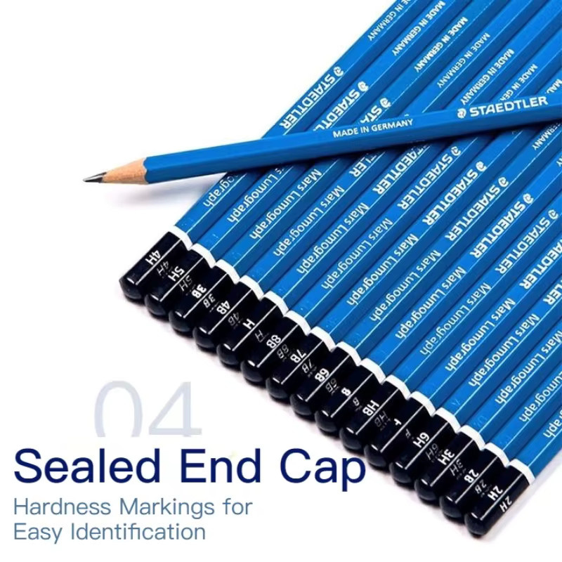 STAEDTLER Blue Bar Zeichenstift für Schule und Studium, Graphit, Härtegrad 5B, Blau - Bild 3