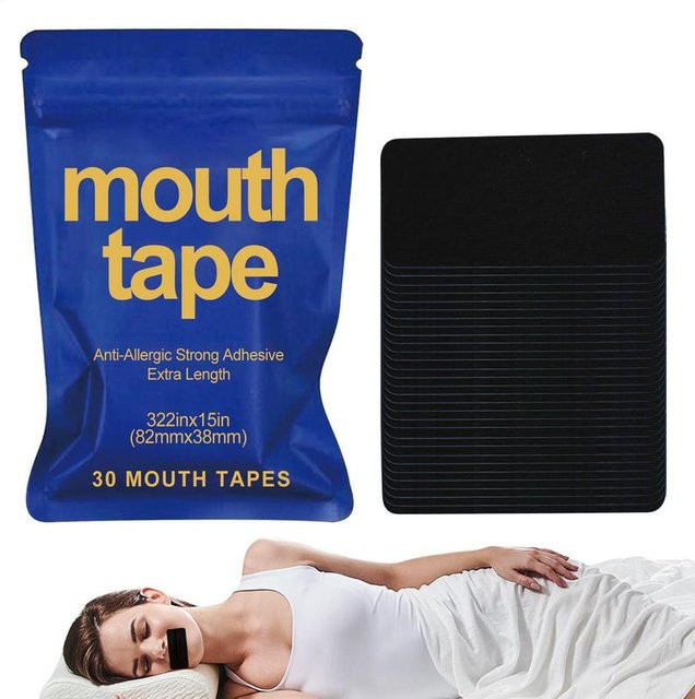 Mundband für die Nasenatmung, 30 Stück, Unisex - Bild 1