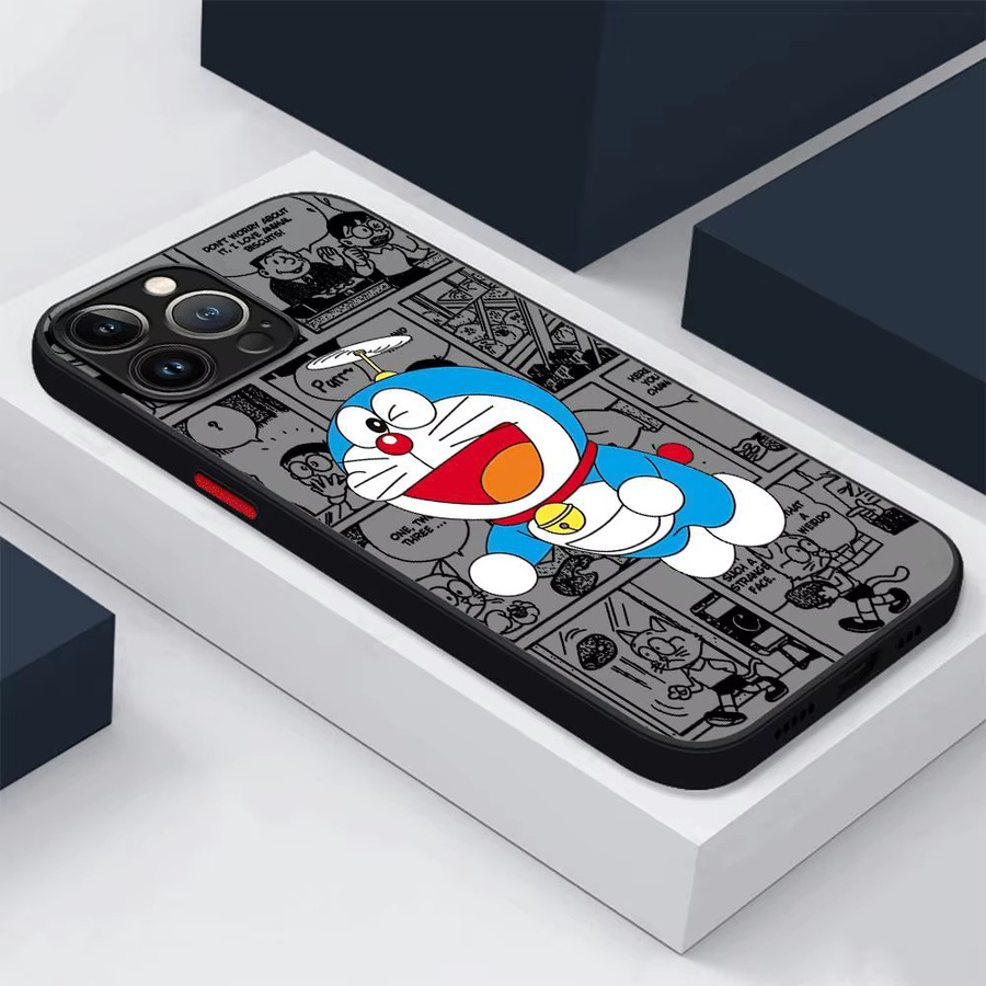 Anime Doraemon Handyhülle für Apple iPhone 15 14 13 12 11 Pro Max Plus Mini XR XS 8 7 6s SE in Multicolour - Bild 2