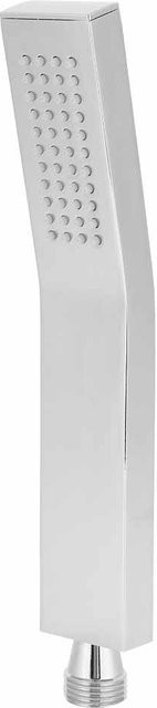 CosyHome Hochdruck Handbrause aus Messing mit G1/2in Gewinde in Grau und Silber - Bild 1