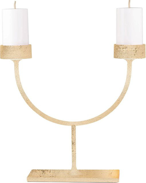 Zafferano Perpetua Double LED-Akkuleuchte in Gold/Messing mit Touch-Funktion - Bild 1