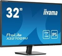 Iiyama ProLite X3270QSU-B1 LED-Monitor, 80 cm (31,5 Zoll), QHD 2560 x 1440 Pixel, IPS, Schwarz, HDMI, DisplayPort - Bild 1