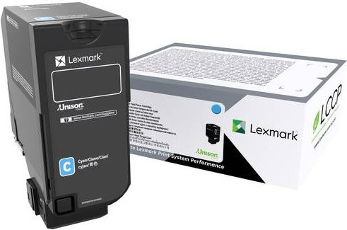 Lexmark Original Cyan Toner CX735 für Laserdrucker 81C0X20 mit 16200 Seiten Reichweite - Bild 1