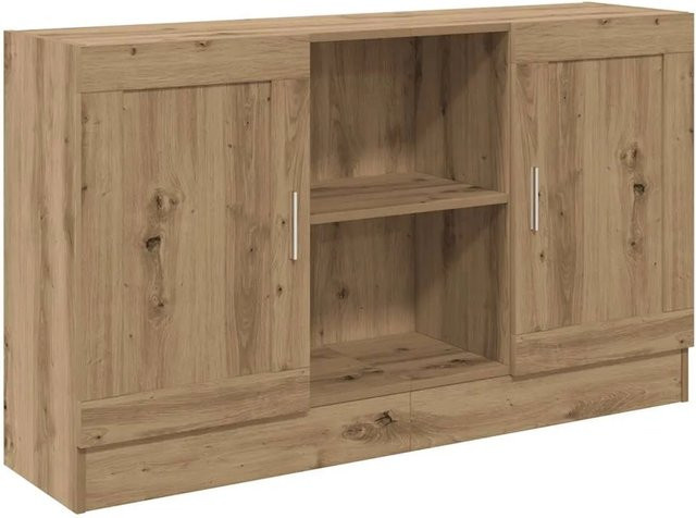 vidaXL Sideboard Artisan-Eiche in Braun aus Holzwerkstoff B/T/H: 120 x 30,5 x 70 cm - Bild 1
