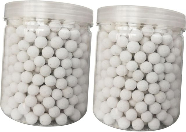 Binchi Outdoor Product Keramik-Backbohnen in Weiß, runde Kuchenboden-Gewichte zum Blindbacken für Kuchen und Baiser, 0,85 cm - Bild 1