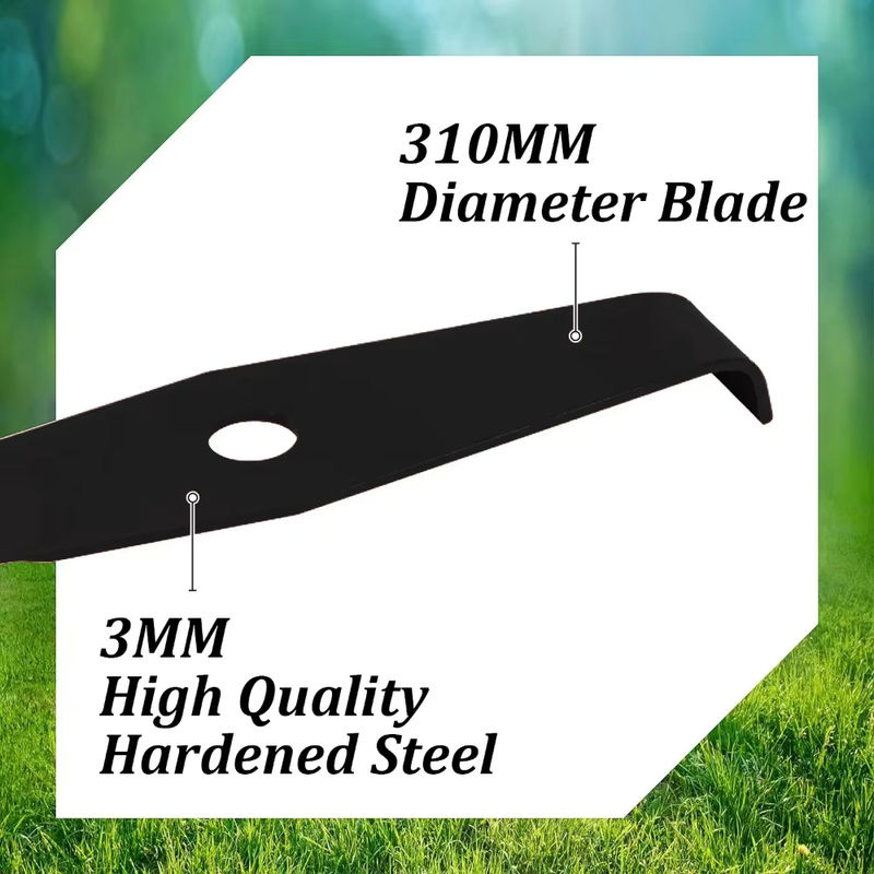 Ninth World 2T Universal Thicken Trimmer Klinge für Strimmer und Freischneider mit 2 Zähnen - Bild 3