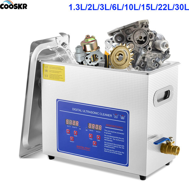 Ultraschallreiniger mit Heizung von raugee aus Edelstahl in Silber für Schmuck, Brillen und Laborwerkzeuge - Bild 1