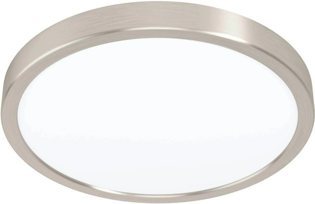 Eglo LED Aufbauleuchte Fueva in Weiß-Nickel matt mit warmweißem Licht und 20,5 W - Bild 1