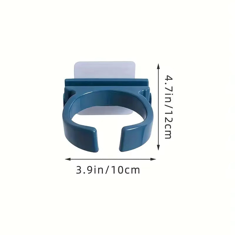 Kitchya Haartrockner Halter Wandmontage Organizer Rack aus Kunststoff in Gelb oder Blau - Bild 4