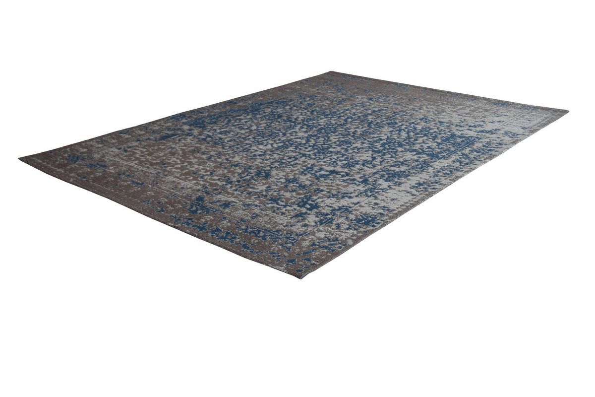 Kayoom Flachgewebeteppich Sunny 310 Beige Blau B/L: 80 x 150 cm - Bild 1