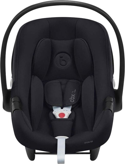 Cybex Aton B2 i-Size Babyschale mit Isofix und Stützfuß in Schwarz - Bild 1
