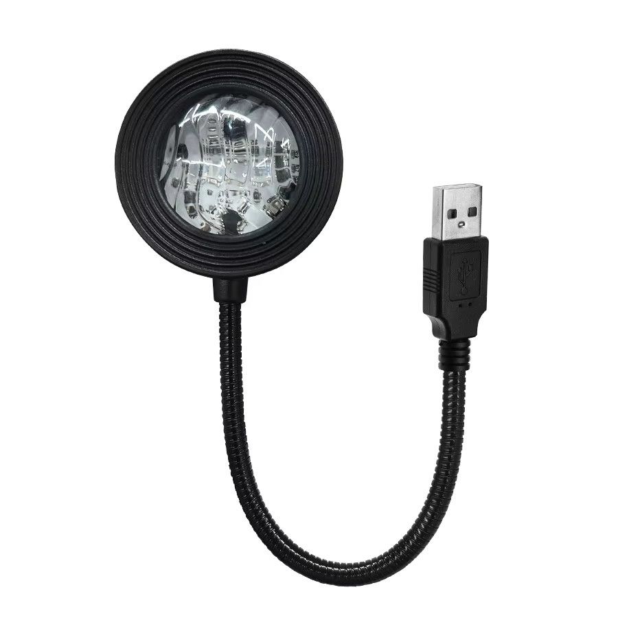 AVACOM Aurora Projektionslampe mit Wasserwellen-Effekt, USB-Anschluss, Farbwechsel und Steuerung per Touch oder Fernbedienung zur atmosphärischen Dekoration - Bild 5