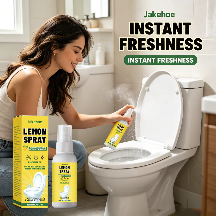 JAKEHOE Toiletten-Deodorant-Spray Gelb zur Geruchsreduzierung und Lufterfrischung - Bild 4