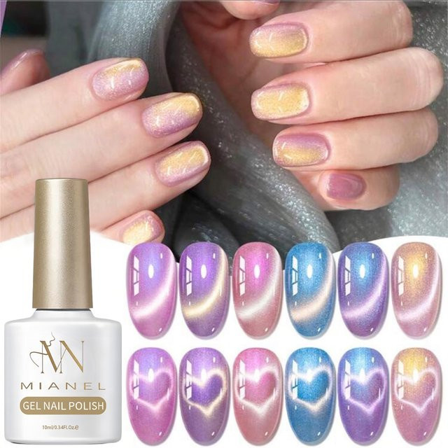 MIANEL Katzenaugen-Gel-Nagellack, Schimmernd, 10 ml - Bild 1