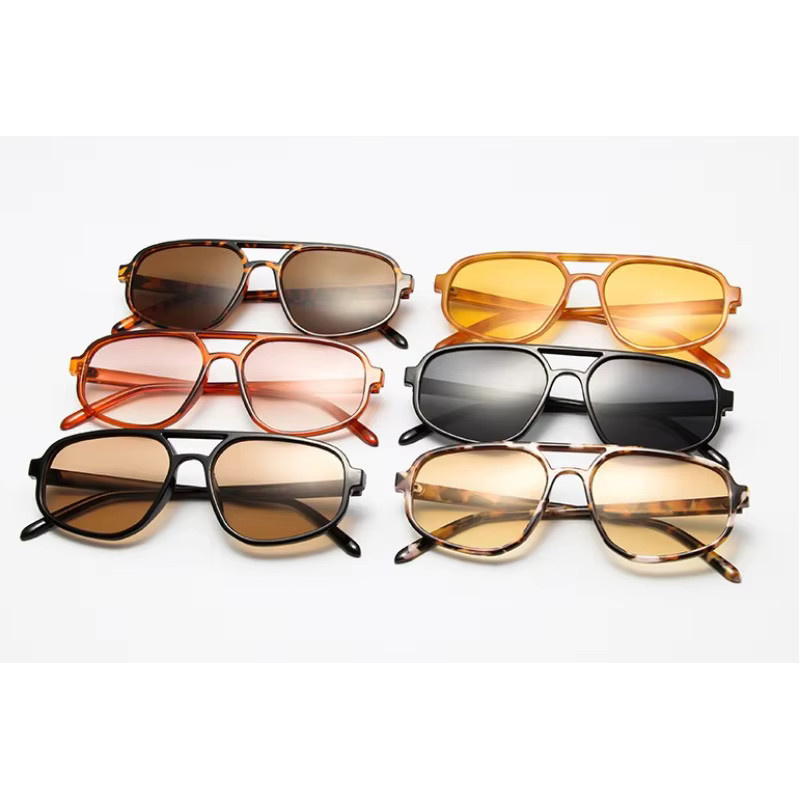 Samjune Sonnenbrille, Vollrand, Square, Kunststoff, Damen - Bild 2
