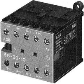 ABB Schütz B6-30-10-80 mit 4 Schließern und 1 Schließer, 220-240VAC, 8.5A - Bild 1
