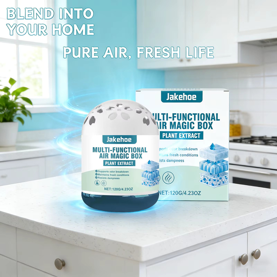 JAKEHOE Air Magic Box Stromloser Luftreiniger für Innenräume in Weiß - Bild 1