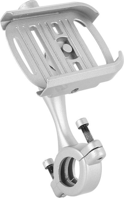 CosyHome Motorrad und Fahrrad Handyhalterung aus Aluminiumlegierung mit 360 Grad Drehung in Silber - Bild 1