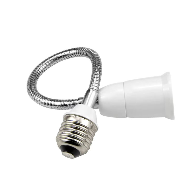 AIMENGTE Flexible E27 zu E27 LED Lampenfassung Verlängerung Konverter für 110V-220V, Länge: 20 cm - Bild 2