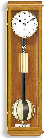 Sattler Wanduhr Classica 60, mechanisch, Gewichtsantrieb, braun - Bild 1
