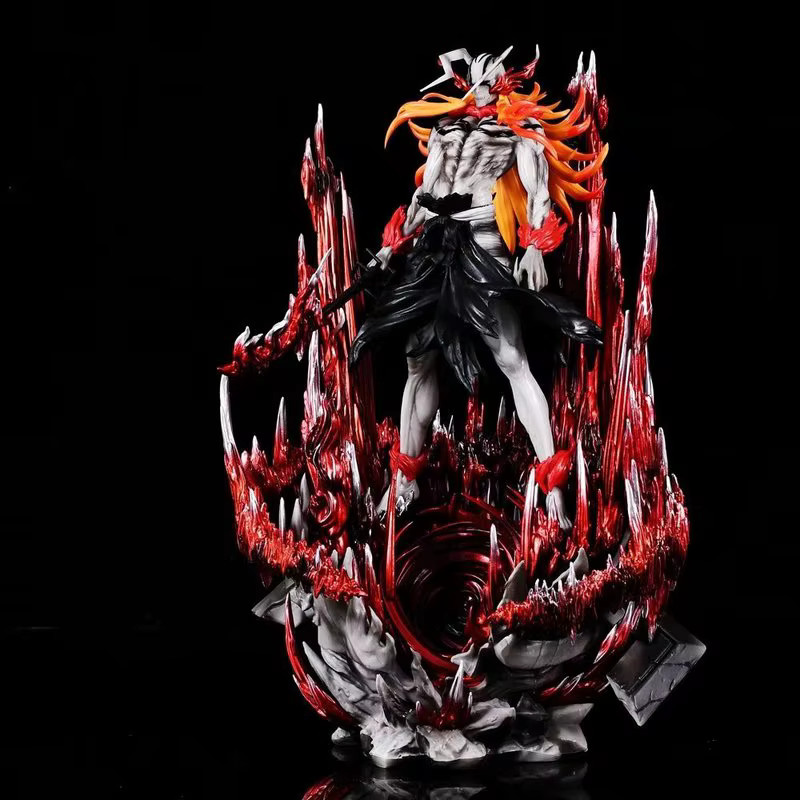 Bandai Bleach Ulquiorra Cifer Kurosaki Ichigo Figuren, PVC Modell, 33 cm - Bild 1