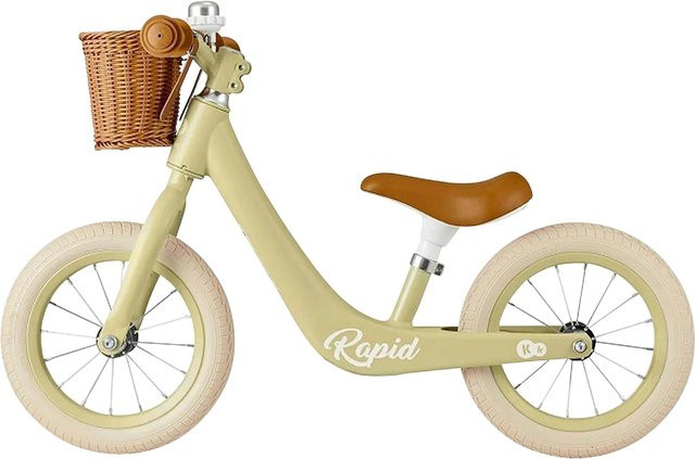 Kinderkraft Laufrad RAPID 2 Vintage-Stil Magnesiumlegierung gruen - Bild 1