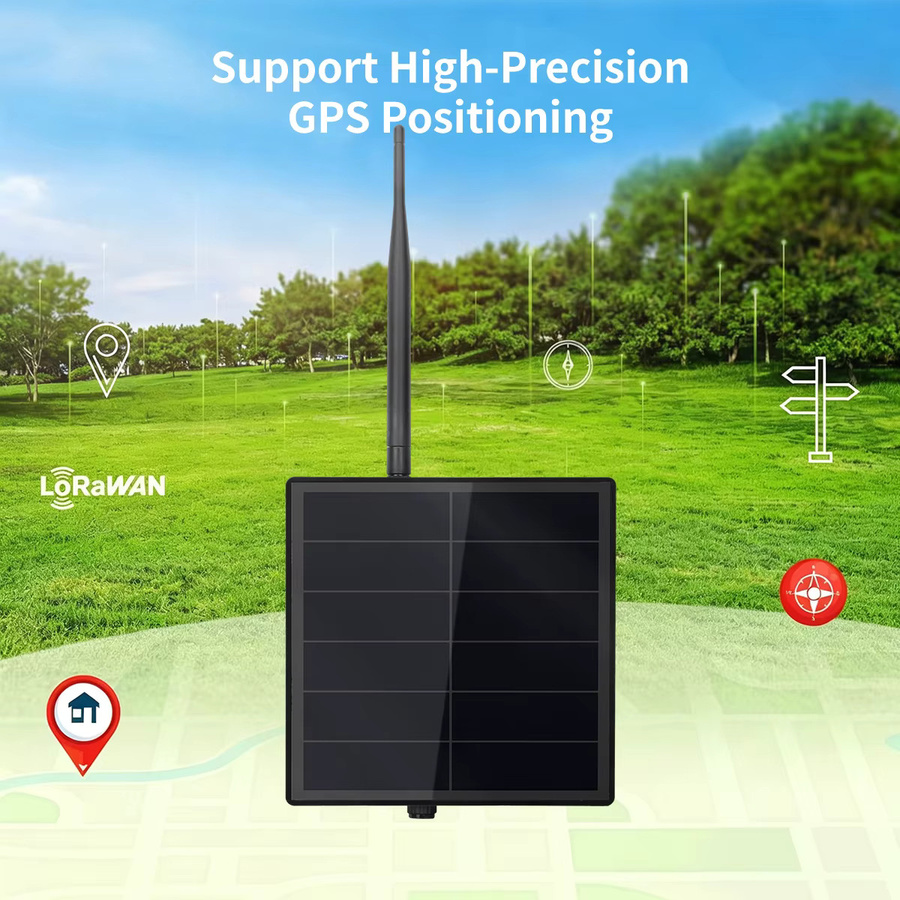 Heltec Outdoor Meshtastic Solar-Knoten mit GPS-Modul, ESP32 LoRa V4 Meshcore Repeater, 5W Solarpanel, WiFi, Bluetooth und BLE in Schwarz - Bild 6
