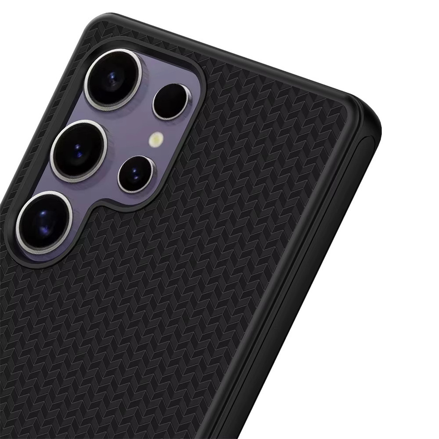 Spigen MagSafe Magnetische Silikon-TPU-Hülle für Samsung Galaxy S26 Ultra und S25 Plus in Schwarz und Lila - Bild 1