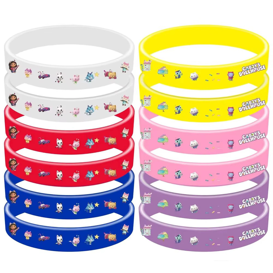 Disney Gabby Dollhouse Party-Geschenke, Katzen-Tattoo-Aufkleber, Schlüsselanhänger, Armband, Geschenktüte, Klassenzimmer-Belohnungen, Geburtstagsparty-Piñata-Füller - Bild 2