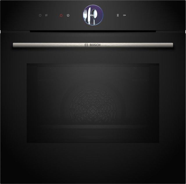 Bosch HMG7361B1 Serie 8 Einbaubackofen mit Mikrowellenfunktion in Schwarz mit Smart Home Integration und App-Steuerung - Bild 1
