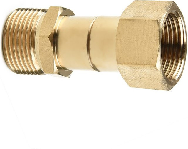 VIBRATITE M22 14mm Gewinde-Druckreiniger-Drehgelenk-Verbinder mit Anti-Wickel-Funktion in Gold - Bild 1