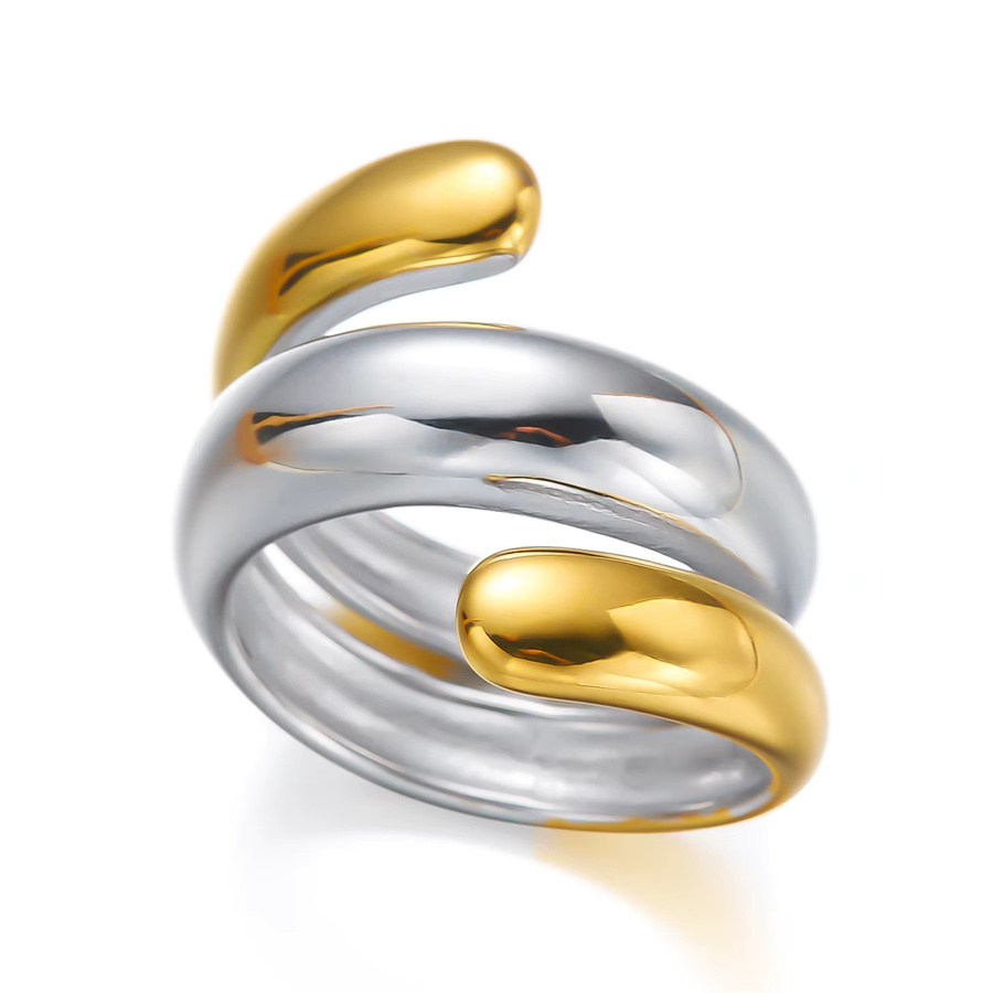 Harlermoon Ring Edelstahl, Bicolor, Damen - Bild 4