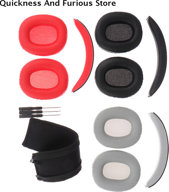 Edifier Kopfhörer Kopfbügel Abdeckung und Ohrpolster Ersatzset in Multicolour für W800BT W808BT W800X K830 K815P G1 - Bild 1