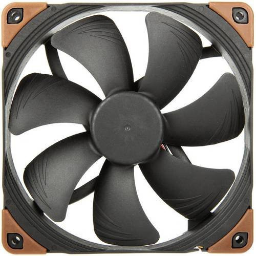 Noctua NF-A14 industrialPPC-3000 PWM Gehäuselüfter Schwarz Weiß B/H/T: 140 x 140 x 25 mm - Bild 2