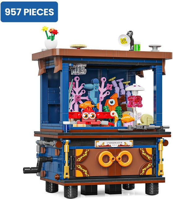 Linyi toy car Aquarium Baustein Set, Meerestiere, ab 6 Jahren - Bild 1