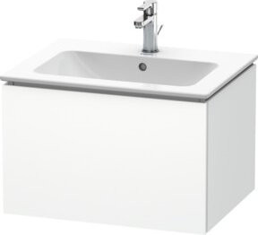 Duravit L-Cube Waschtischunterschrank wandhängend, weiß matt, B: 62,0 cm, T: 48,1 cm, H: 40,0 cm - Bild 1