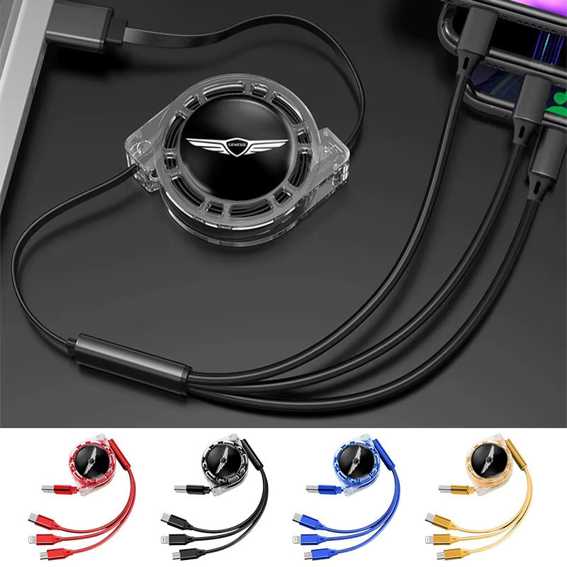 Genesis 3-in-1 USB-Schnellladekabel mit Typ C und Micro-USB für G80 GV70 GV80 Zubehör - Bild 5