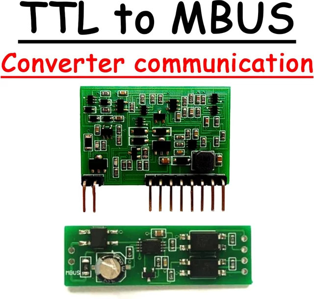 DykbRadio M-BUS zu UART Master Slave Konverter für die serielle Kommunikation von Strom, Energie, Wärme und Wasserzählern in Grün - Bild 1